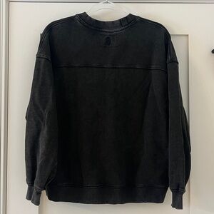 FP Movement Washed Black Crewneck Sweatshirt - Size XS